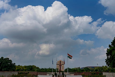 Weather: Clouds in Delhi sky